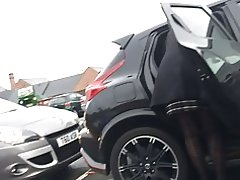 Co op 주차장 milf 뜨거운 다리