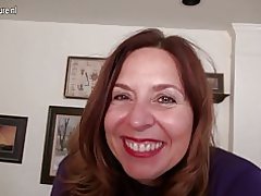 자신을가지고 노는 나쁜 미국 엄마